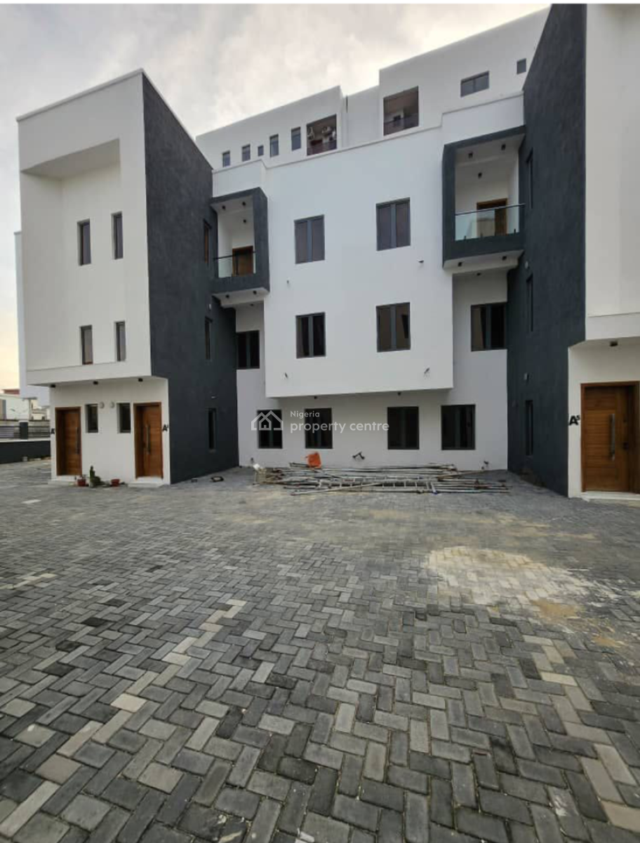 Fully Service 4 Bedroom Terrace Duplex with Bq, By Bis, Lekki Phase 1, Lekki, Lagos, Terraced Duplex for Rent