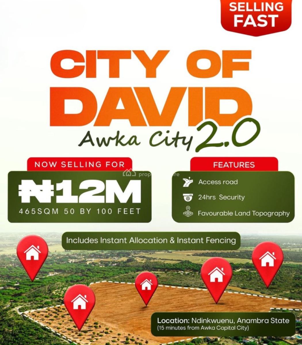 Blord Estate Phase 2 Now Selling, City of David Estate 2.0, Blord Ozzu, Ndinkwuenu, Awka, Anambra, Residential Land for Sale