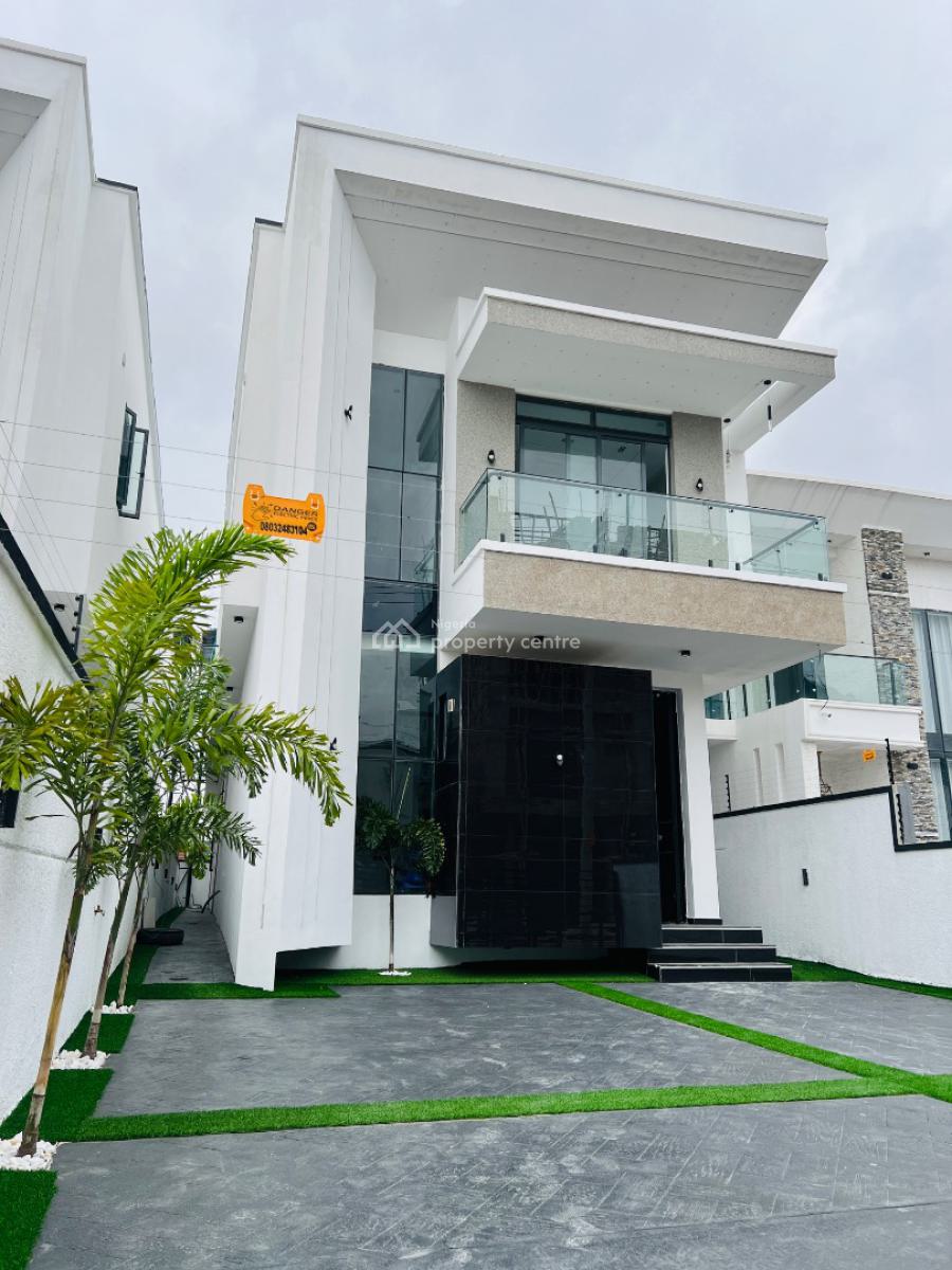 Luxury 5 Bedroom Detached Duplex with a Swimming Pool and a Bq, Lekki Palm City Estate, Ajah, Lagos, Detached Duplex for Sale