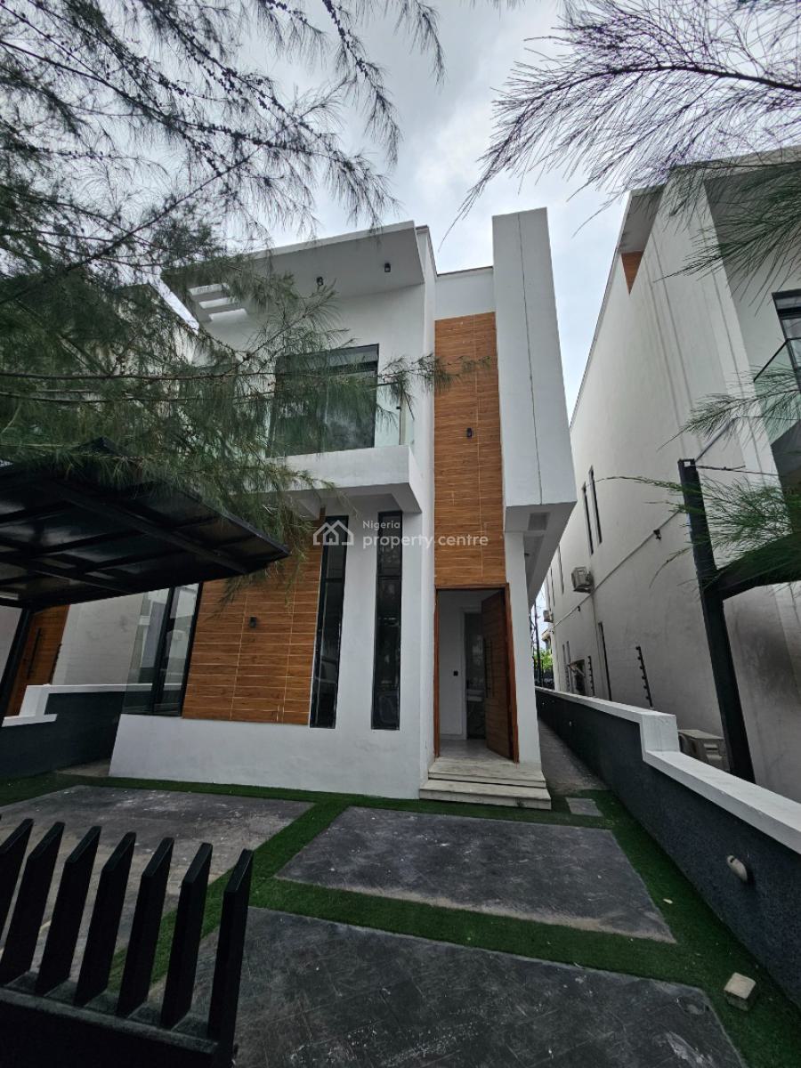 Lovely 4 Bedroom Fully Detached Duplex, Chevron, Lekki, Lagos, Detached Duplex for Rent