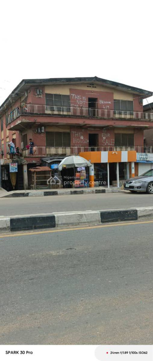Two Storey Building Structure Solidly Built on Full Plot of Land, Alapere, Ketu, Lagos, Block of Flats for Sale