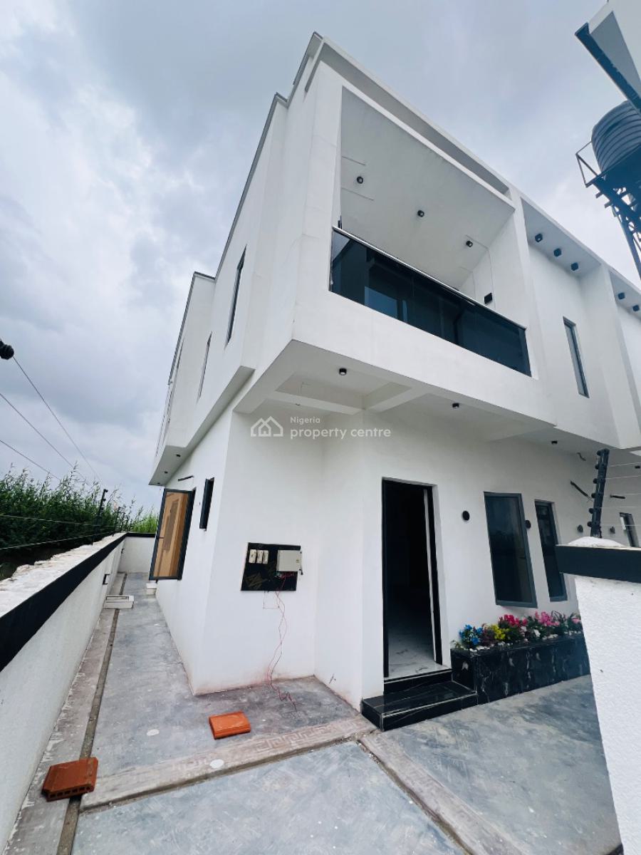 Well Finished 4 Bedroom Semi Detached Duplex with a Bq, Lekki Palm City Estate, Ajah, Lagos, Detached Duplex for Sale