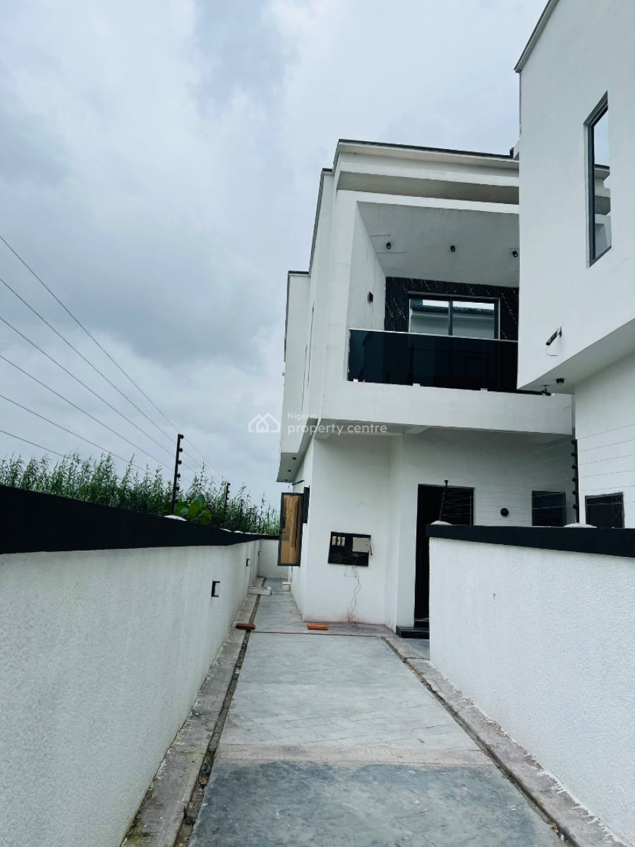 Well Finished 4 Bedroom Semi Detached Duplex with a Bq, Lekki Palm City Estate, Ajah, Lagos, Detached Duplex for Sale