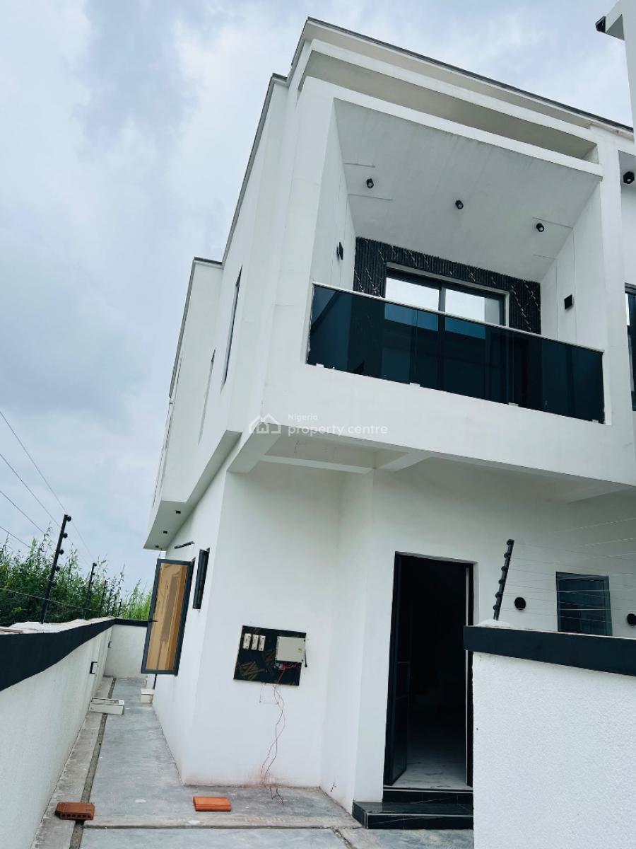 Well Finished 4 Bedroom Semi Detached Duplex with a Bq, Lekki Palm City Estate, Ajah, Lagos, Detached Duplex for Sale