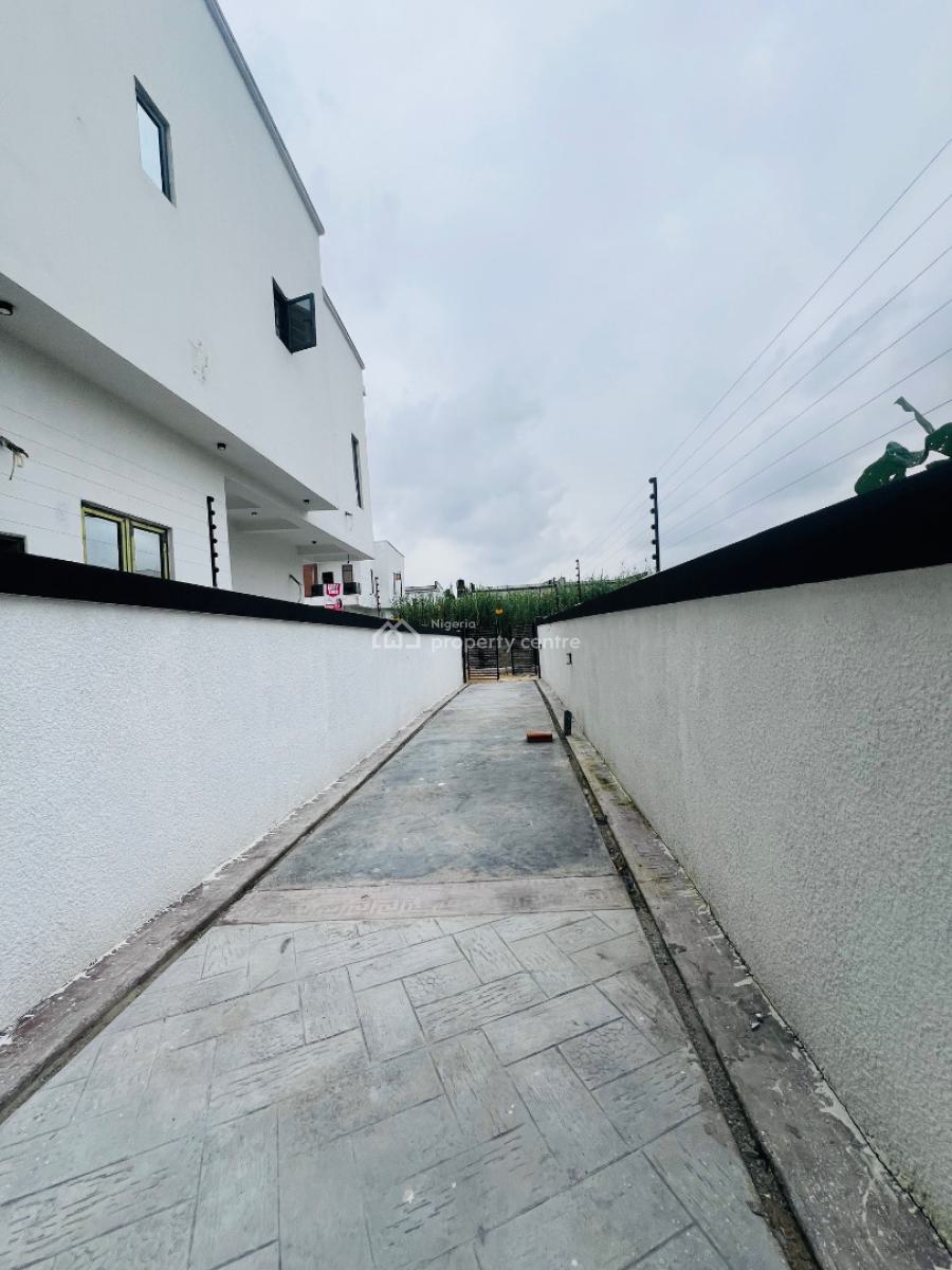 Well Finished 4 Bedroom Semi Detached Duplex with a Bq, Lekki Palm City Estate, Ajah, Lagos, Detached Duplex for Sale