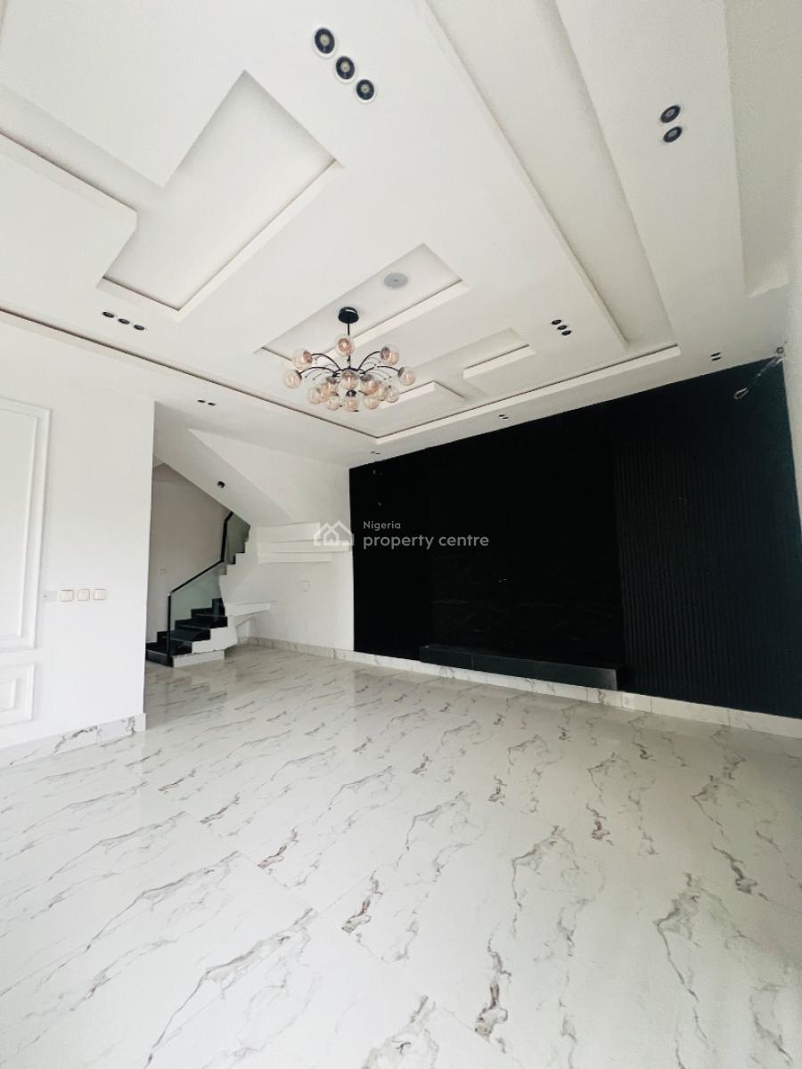 Well Finished 4 Bedroom Semi Detached Duplex with a Bq, Lekki Palm City Estate, Ajah, Lagos, Detached Duplex for Sale