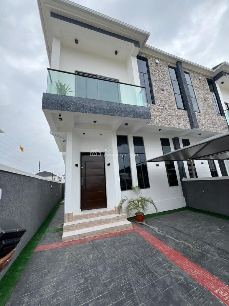 4 Bedroom Semi Detached Duplex with Bq, Ikota, Lekki, Lagos, Semi-detached Duplex for Sale