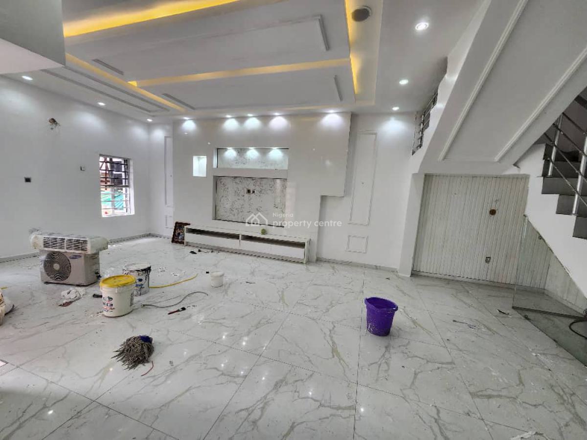 4bedroom Semi Detached Duplex with 4 Cars Parking Space ..., Chevron, Lekki, Lagos, Semi-detached Duplex for Sale