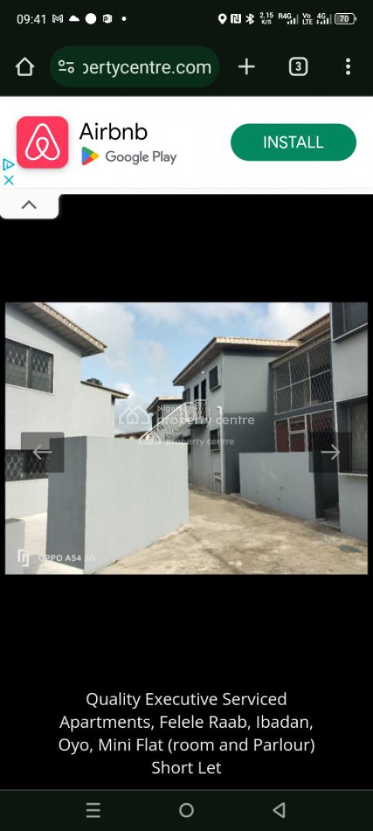 Quality Rooms Next to Lead City, Felele Rab, Felele Layout, Ibadan, Oyo, Self Contain (single Rooms) for Rent