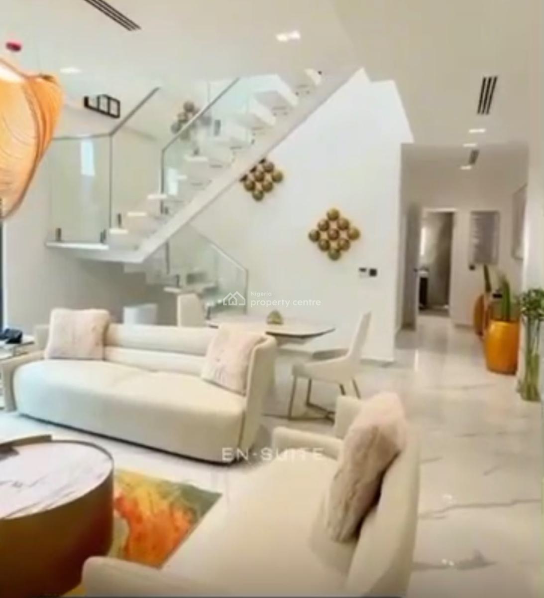 Fully Furnished & Serviced 3 Bedroom Maisonette + Swimming Pool, Lekki Phase 1, Lekki, Lagos, House for Rent