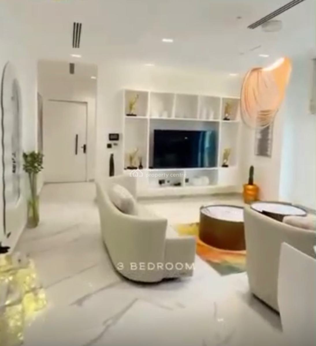 Fully Furnished & Serviced 3 Bedroom Maisonette + Swimming Pool, Lekki Phase 1, Lekki, Lagos, House for Rent
