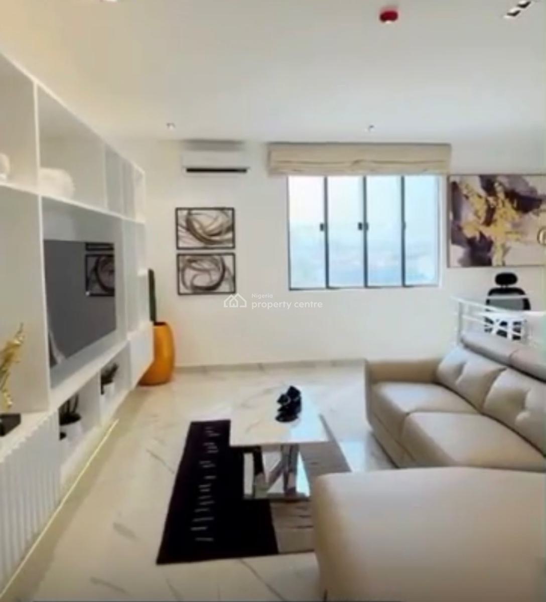 Fully Furnished & Serviced 3 Bedroom Maisonette + Swimming Pool, Lekki Phase 1, Lekki, Lagos, House for Rent