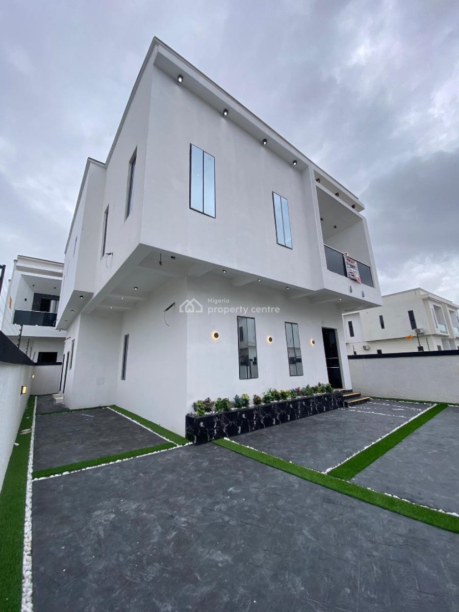 4 Bedroom Fully Detached Duplex with a Room Bq, Lekki Palm City, Ajah, Lagos, Detached Duplex for Sale