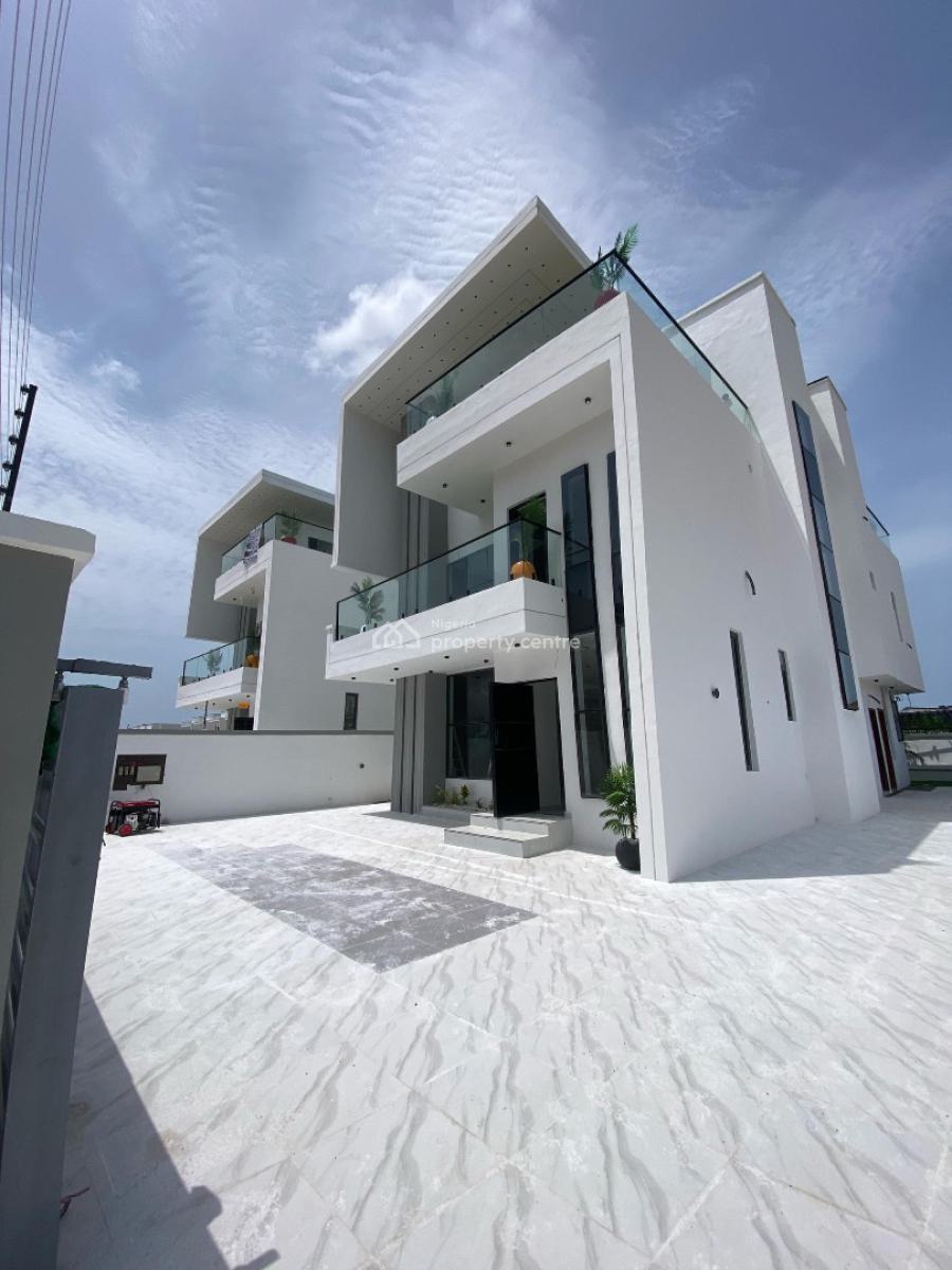 5 Bedroom Fully Detached House with Bq, Gym, Pool, Penthouse, Office, Lekki Palm City, Ajah, Lagos, Detached Duplex for Sale