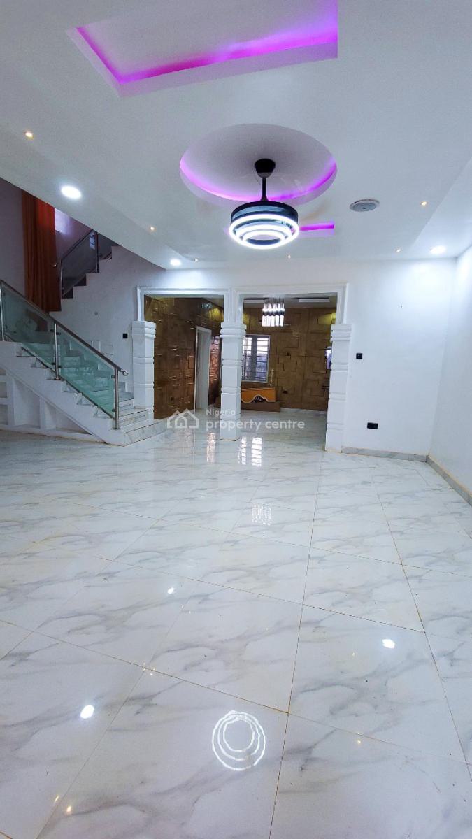 Spaciously Built 5 Bedroom Fully Detached House with a Room Bq, Ikola, Ipaja, Lagos, Detached Duplex for Sale