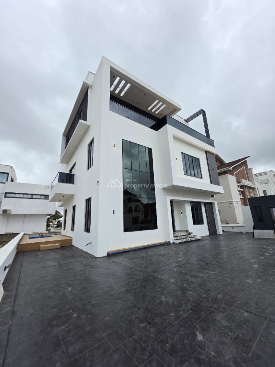 Brand-new 5 Bedrooms Fully Detached House with Bq, Pinnock Beach Estate, Osapa, Lekki, Lagos, Detached Duplex for Sale