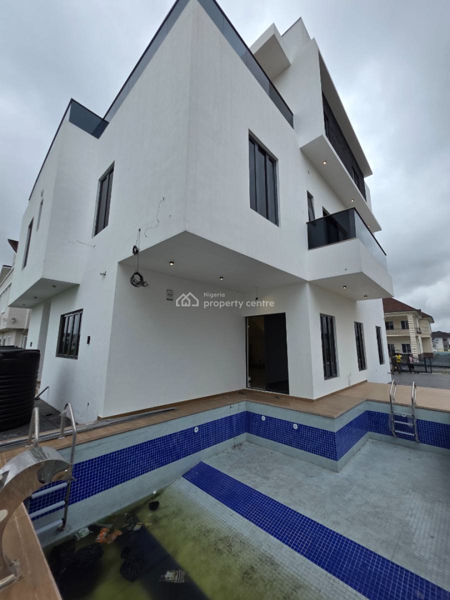 Brand-new 5 Bedrooms Fully Detached House with Bq, Pinnock Beach Estate, Osapa, Lekki, Lagos, Detached Duplex for Sale