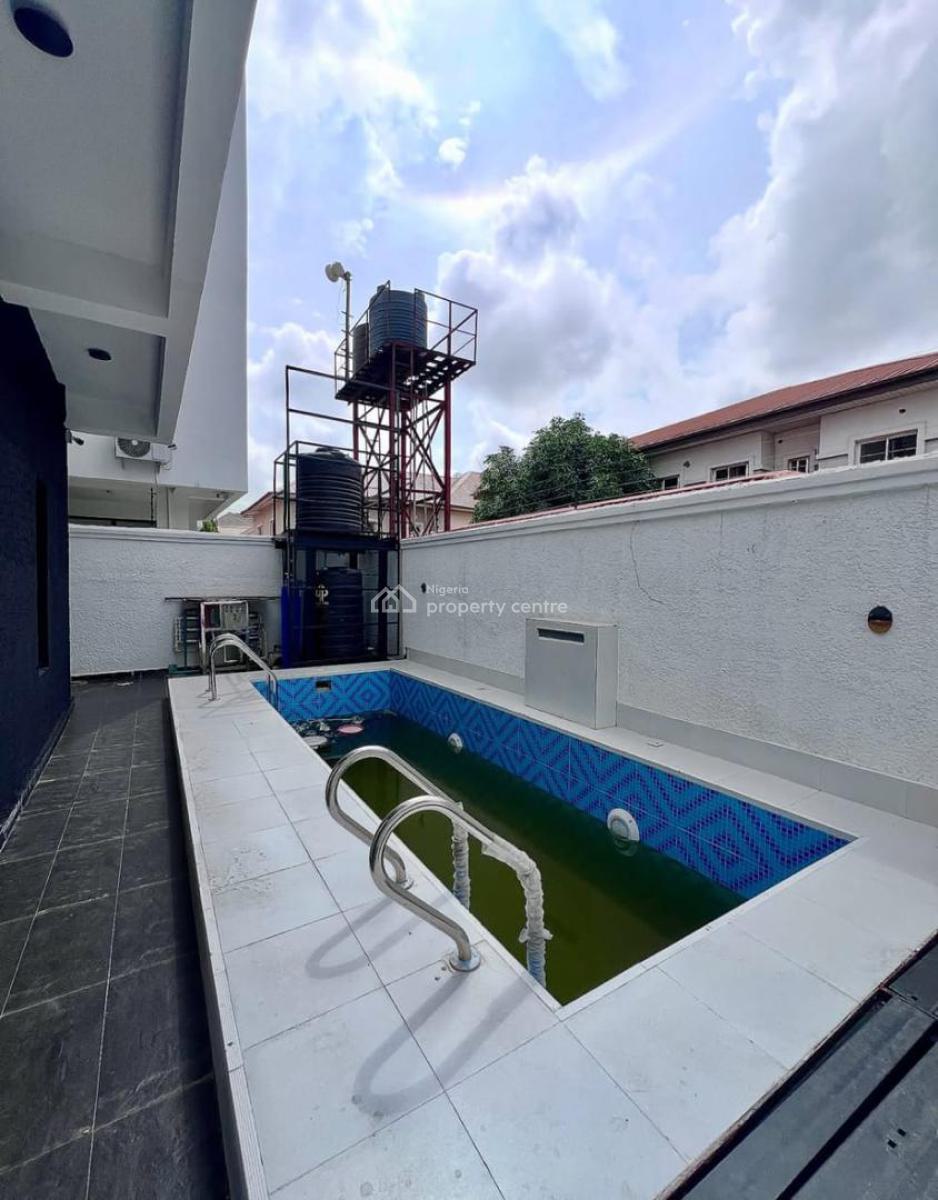 Beautiful 4 Bedroom Detached Duplex with a Bq and a Pool and Cinema, Lekki Phase 1, Lekki, Lagos, House for Sale