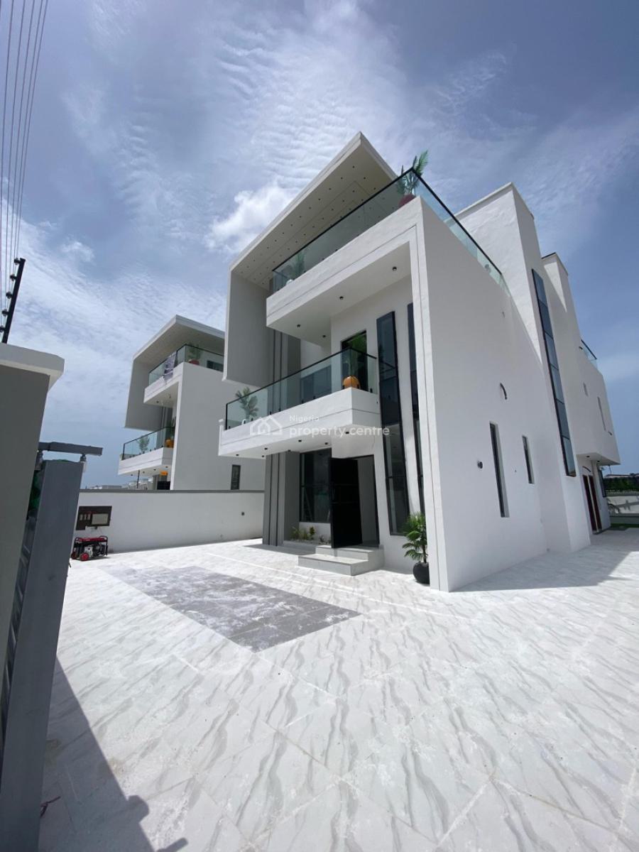 5 Bedroom Detached Duplex with Bq, Gym, Pool, Office and Penthouse, Lekki Palm City, Ajah, Lagos, Detached Duplex for Sale