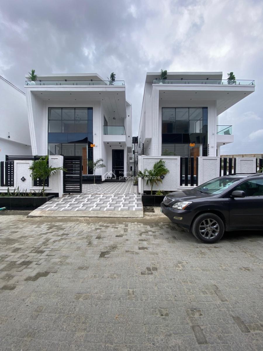 5 Bedroom Detached Duplex with Bq and Pool, Lekki Palm City, Ajah, Lagos, Detached Duplex for Sale