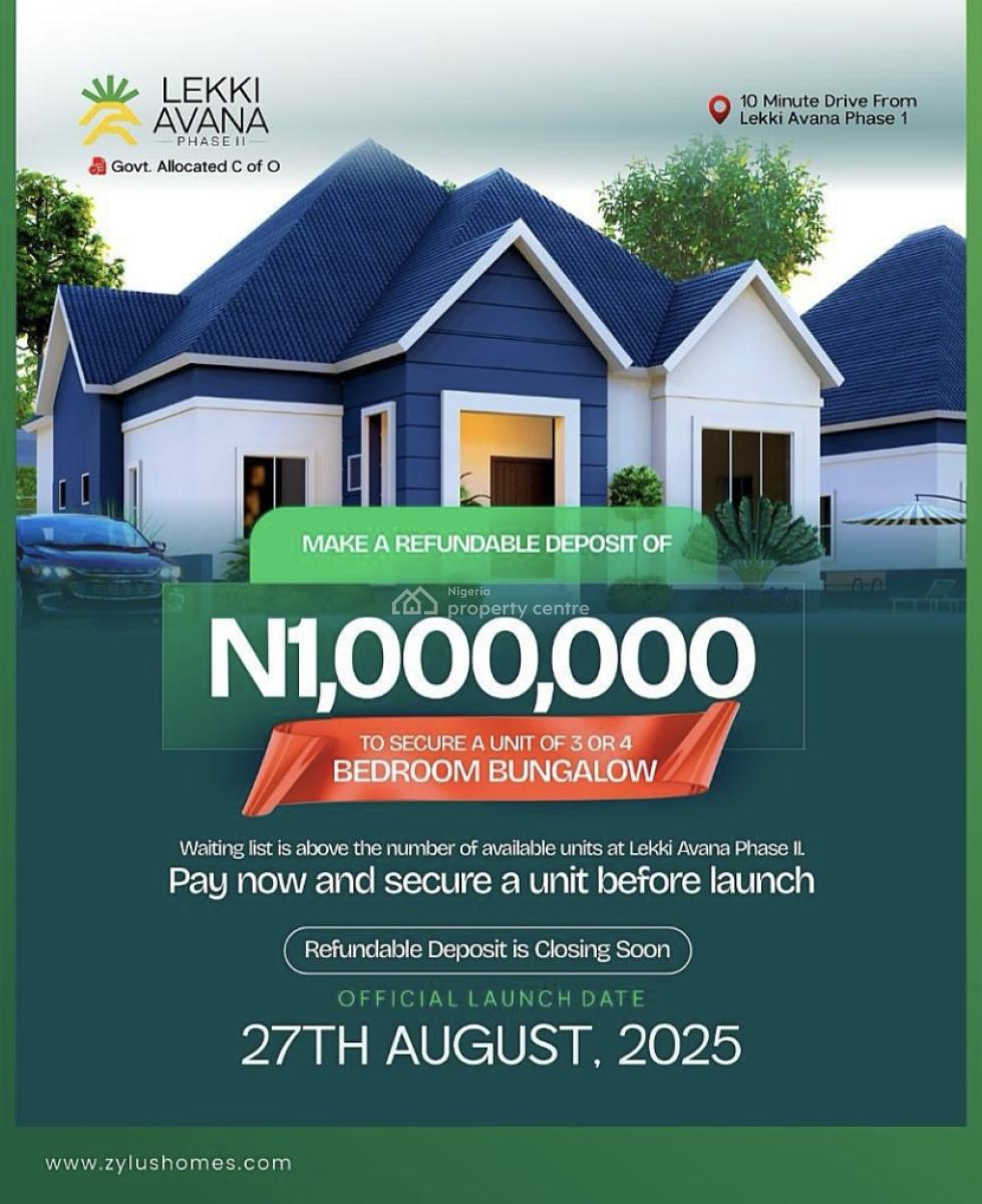 Great Deal !! 3 Bedroom Bungalow, Ajah, Lagos, Detached Bungalow for Sale