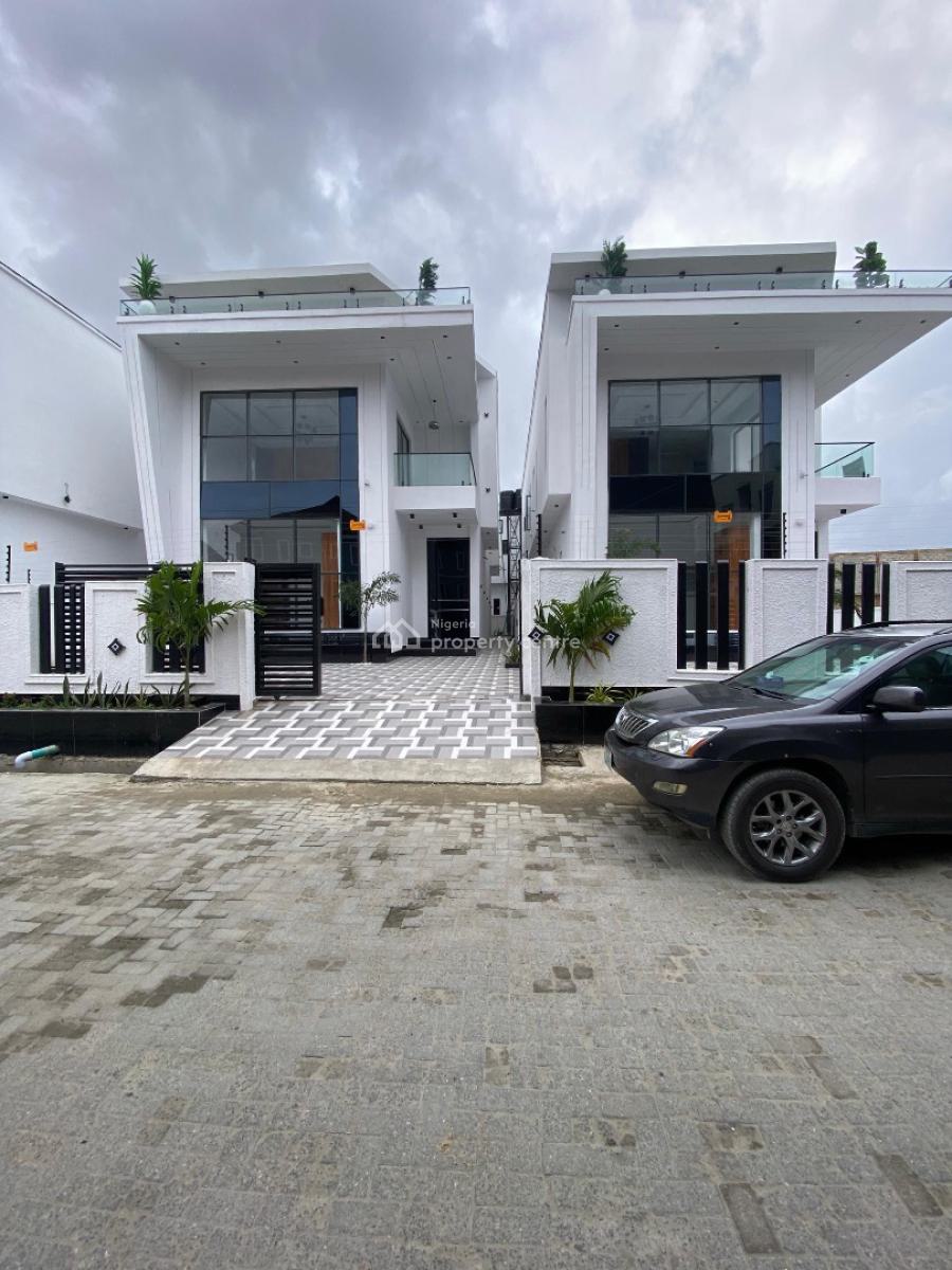 5 Bedroom Detached Duplex with a Room Bq and Swimming Pool, Lekki Palm City, Ajah, Lagos, Detached Duplex for Sale