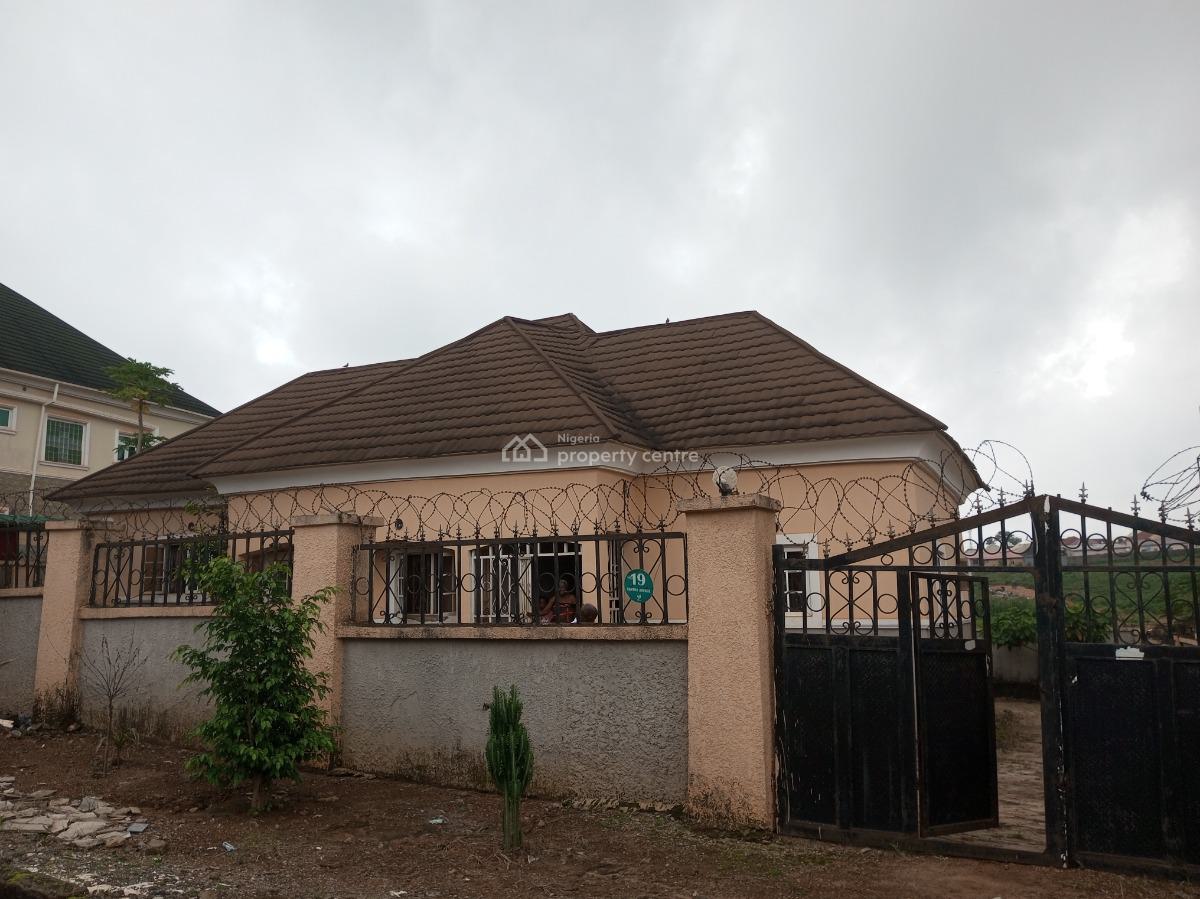 3 Bedroom Bungalow with Bq, Along 90s, Dakwo, Abuja, Detached Bungalow for Sale