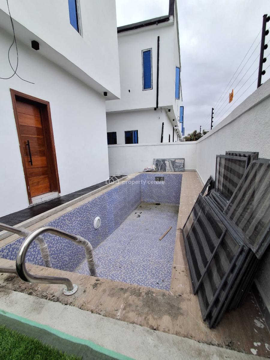 Luxurious 5 Bedroom Detached with a Bq, Pool and More, Mobil Road, Ilaje, Ajah, Lagos, Detached Duplex for Sale