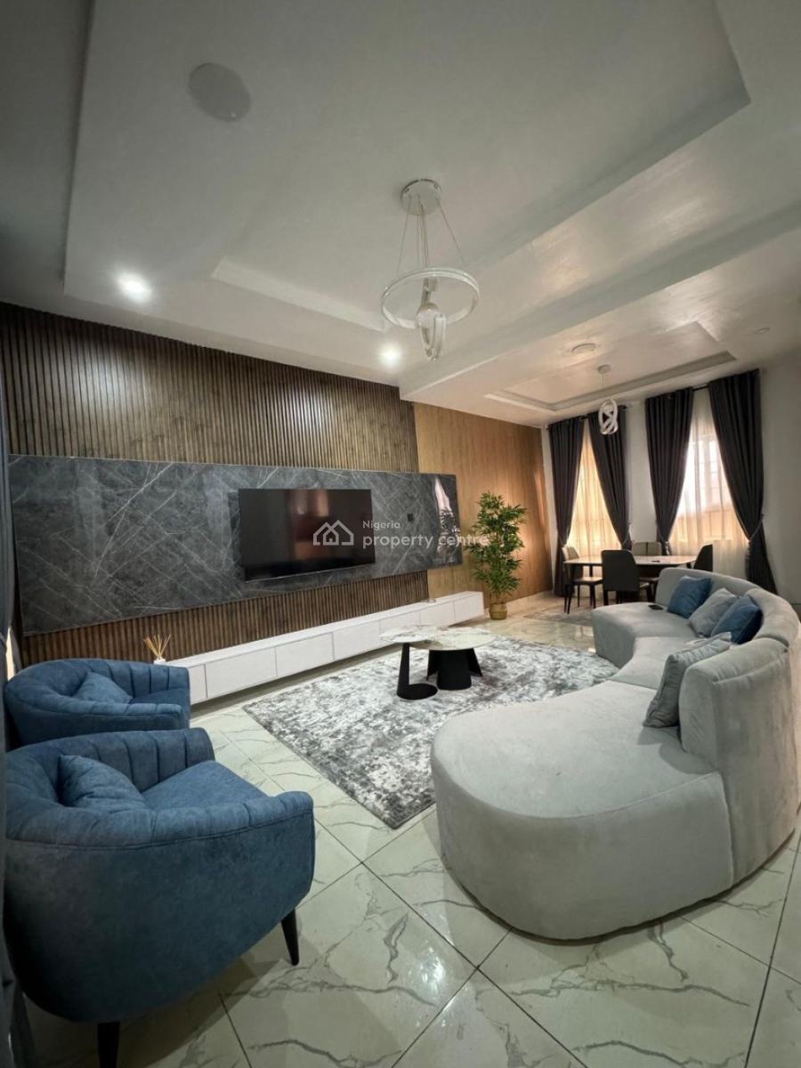 2 Bedroom Semi Detached, Terrace Or Self Compound  with Pool., Lekki Phase 1, Lekki, Lagos, Flat / Apartment Short Let
