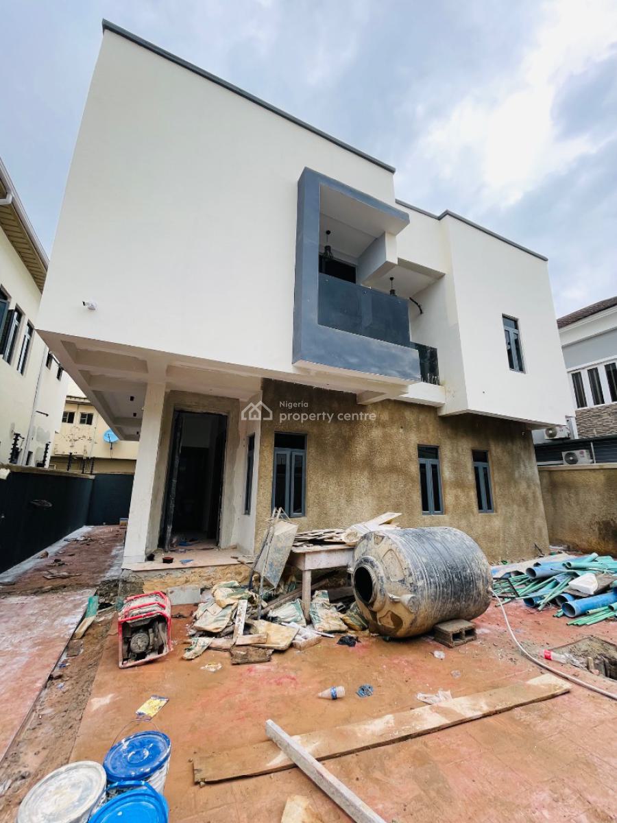 Breathtaking 4 Bedroom Fully Detached Duplex with Study and Bq, Stunningly Designed Home with Study and Bq in a Secured Estate, Gra Phase 1, Magodo, Lagos, Detached Duplex for Sale