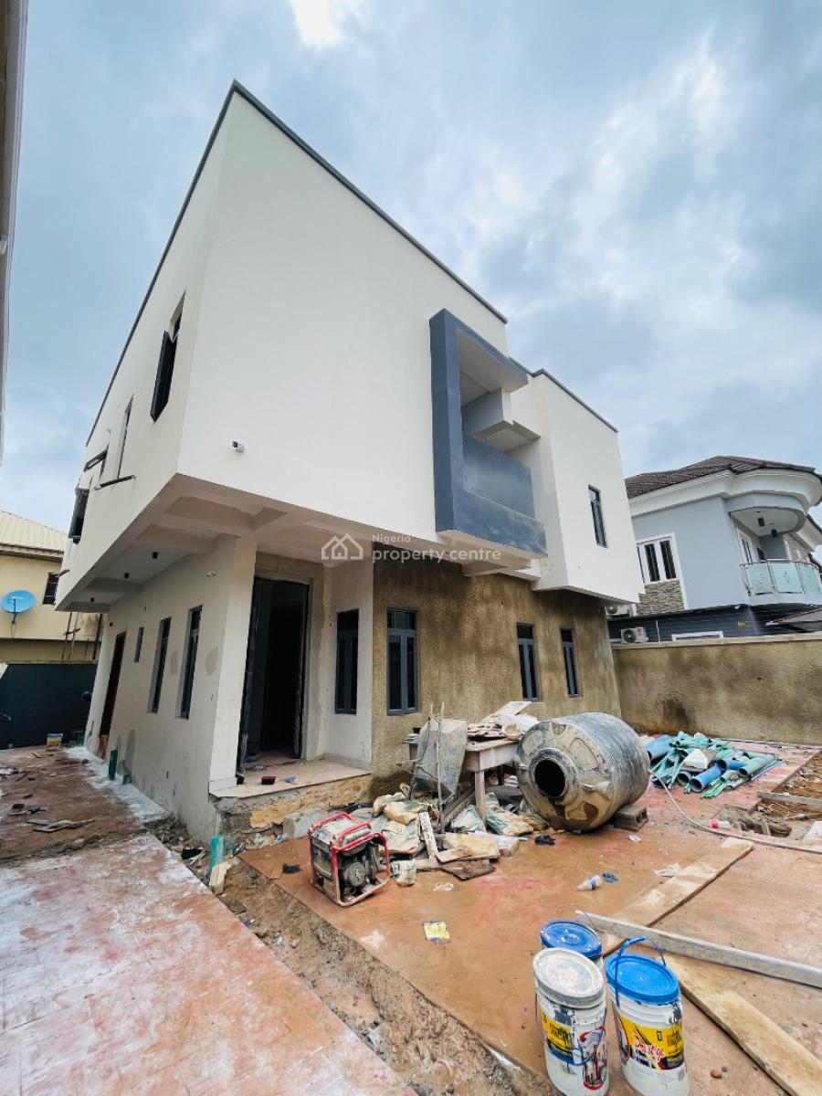 Breathtaking 4 Bedroom Fully Detached Duplex with Study and Bq, Stunningly Designed Home with Study and Bq in a Secured Estate, Gra Phase 1, Magodo, Lagos, Detached Duplex for Sale