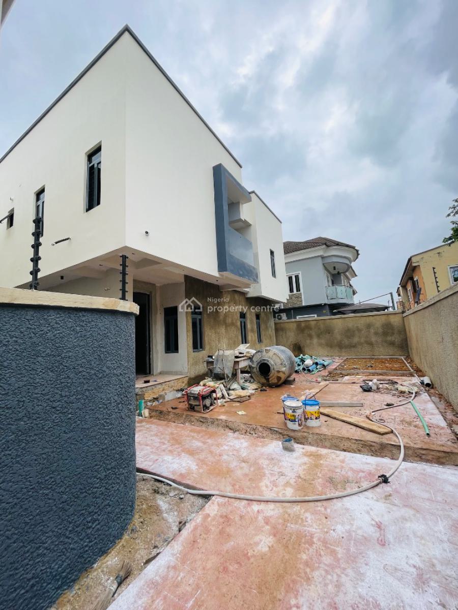 Breathtaking 4 Bedroom Fully Detached Duplex with Study and Bq, Stunningly Designed Home with Study and Bq in a Secured Estate, Gra Phase 1, Magodo, Lagos, Detached Duplex for Sale