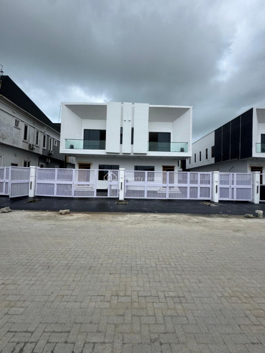 Newly Built 4 Bedroom Semi Detached Duplex Within a Gated Estate, Chevron Toll Gate, Orchid Road, Lekki, Lagos, Semi-detached Duplex for Sale