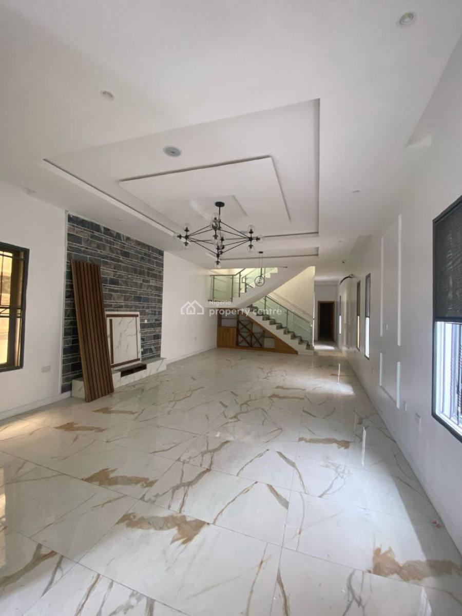 Spacious 5 Bedroom Fully Detached Duplex with a Bq, Agungi, Lekki, Lagos, House for Sale