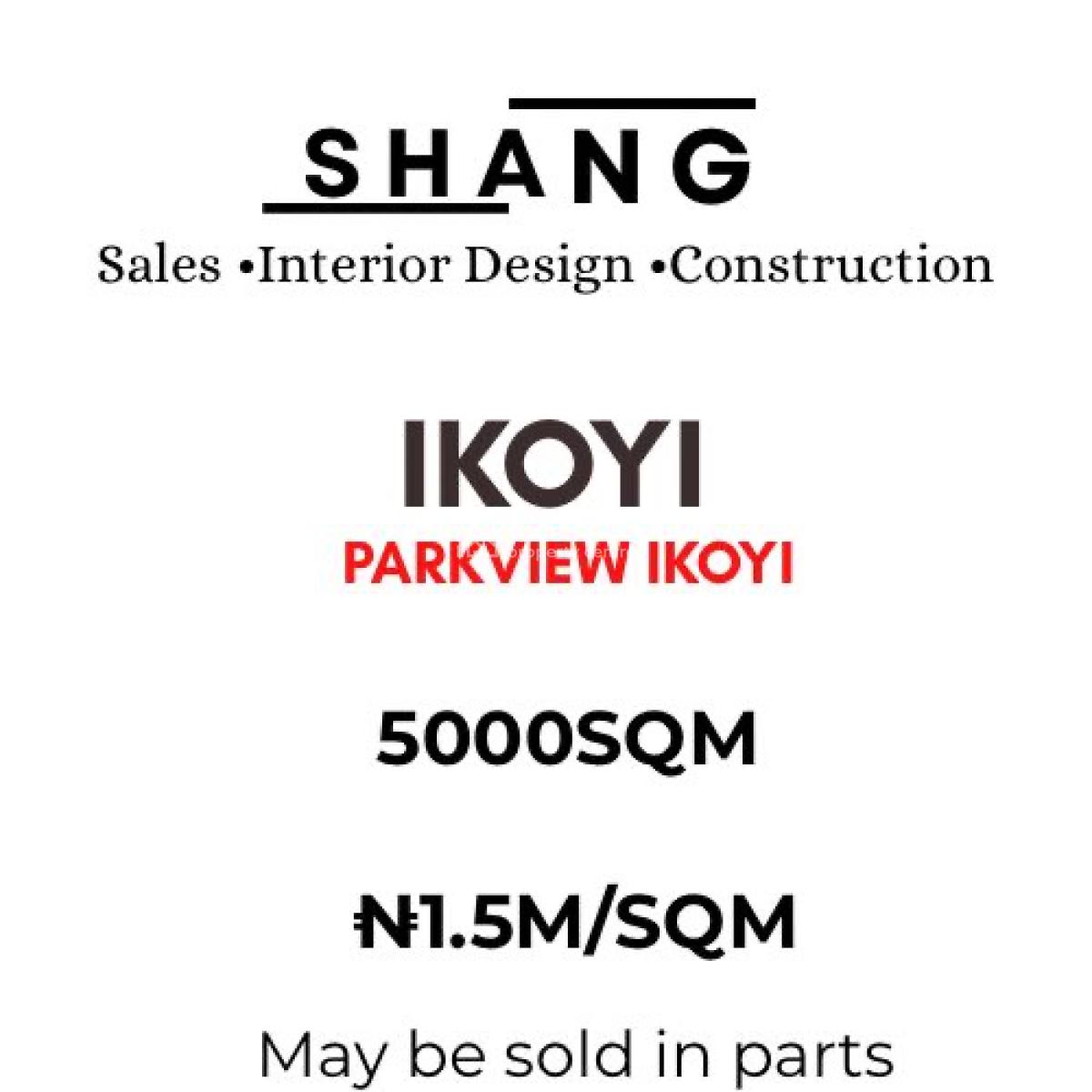 5000 Sqm Land Available in Parkwiew, Ikoyi, Ikoyi, Lagos, Land for Sale