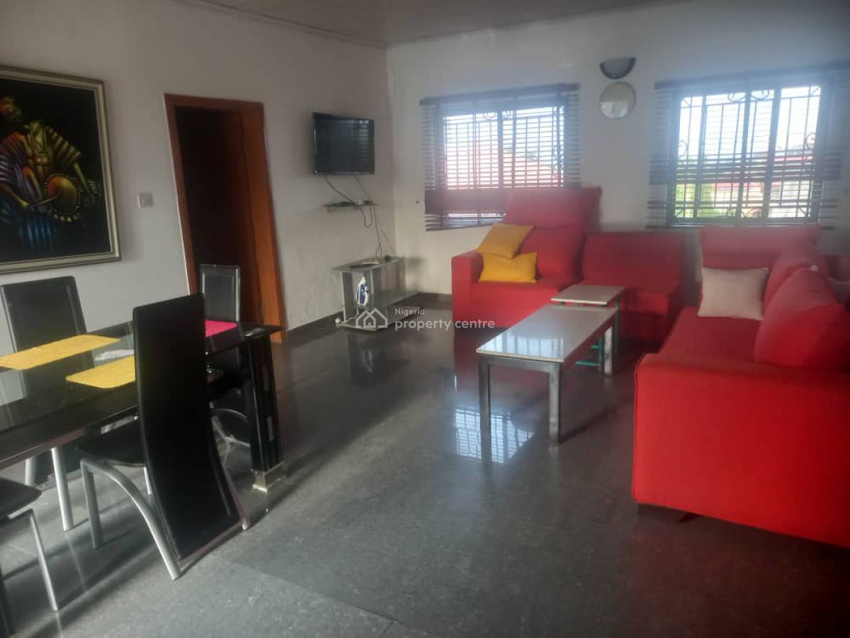 2-bedroom Furnished and Serviced Flat Upstairs, Phase 1, Osborne, Ikoyi, Lagos, Flat / Apartment for Rent