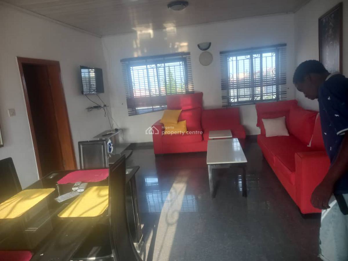 2-bedroom Furnished and Serviced Flat Upstairs, Phase 1, Osborne, Ikoyi, Lagos, Flat / Apartment for Rent