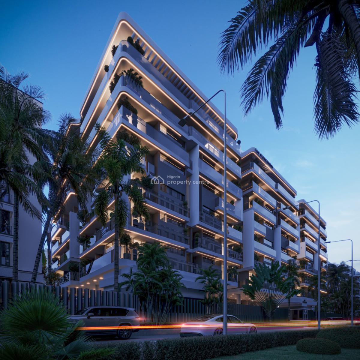 Elegant 1-3 Bedroom Apartments with Bq -- Offplan, Freedom Way, Lekki Phase 1, Lekki, Lagos, Flat / Apartment for Sale