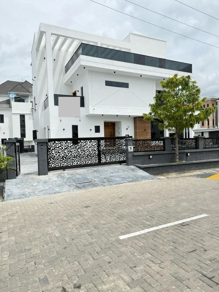 Exquisitely 5 Bedroom Detached with Cinema, Rooftop Terrace, Pool & Bq, Osapa, Lekki, Lagos, Detached Duplex for Sale