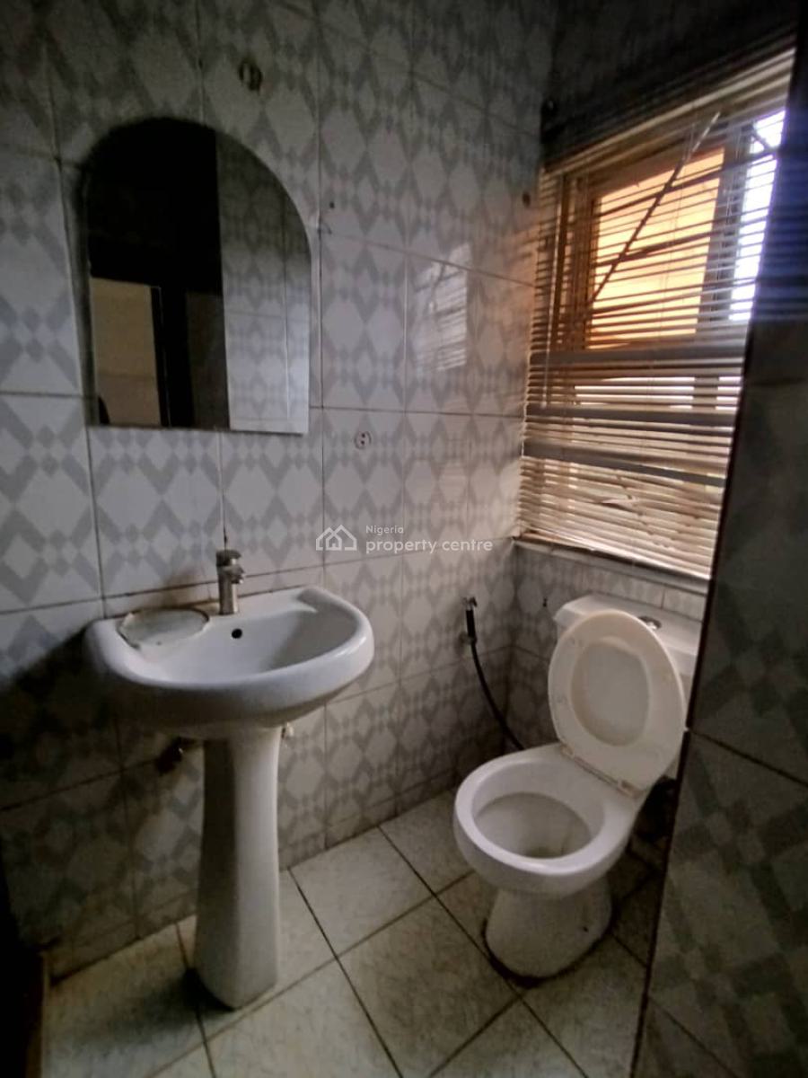 Lovely 3 Bedroom Flat with Bq on a First Floor Along a Tarred Road, Utako, Abuja, Flat / Apartment for Rent