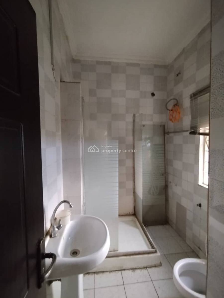 Lovely 3 Bedroom Flat with Bq on a First Floor Along a Tarred Road, Utako, Abuja, Flat / Apartment for Rent