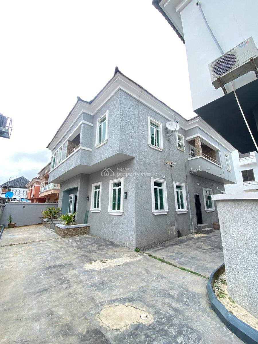 Spacious 5 Bedroom Detached Duplex with Bq and Self Compound, Chevron, Lekki, Lagos, Detached Duplex for Rent