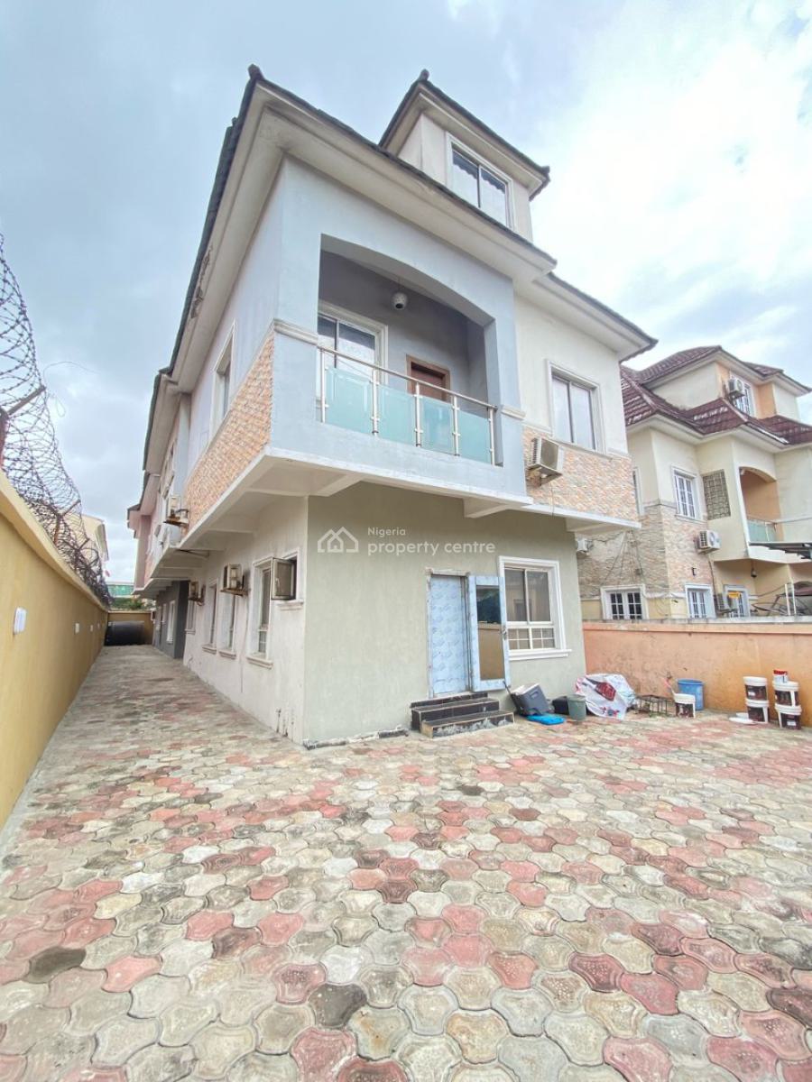Spacious 5 Bedroom Detached Duplex with Bq and Self Compound, Chevron Lekki Lagos, Lekki, Lagos, Detached Duplex for Rent
