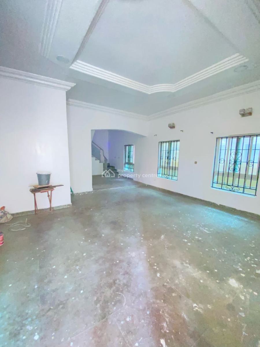 Spacious 5 Bedroom Detached Duplex with Bq and Self Compound, Chevron Lekki Lagos, Lekki, Lagos, Detached Duplex for Rent