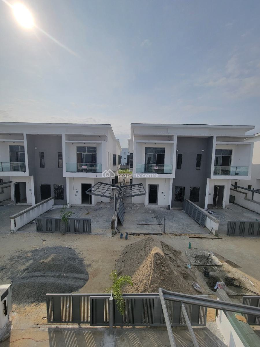 Newly Built 4 Bedroom Semi Detached Duplex, Orchid Road, Lafiaji, Lekki, Lagos, Semi-detached Duplex for Sale