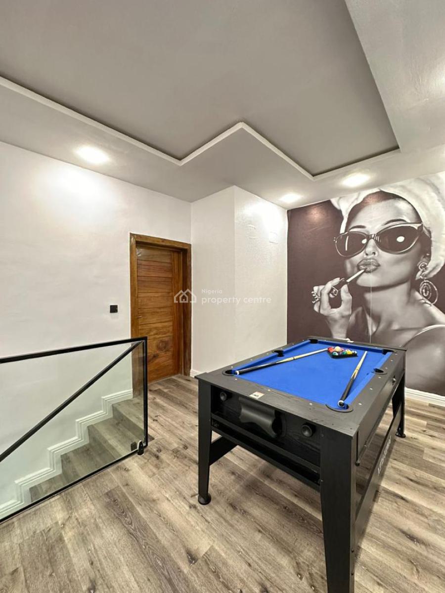 Luxurious 2 Bedrooms Maisonette with Pool and Snooker, Ikate, Lekki, Lagos, Flat / Apartment Short Let