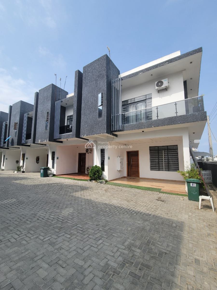 4 Bedroom Terrace Duplex, Orchid Road, Lafiaji, Lekki, Lagos, Terraced Duplex for Rent