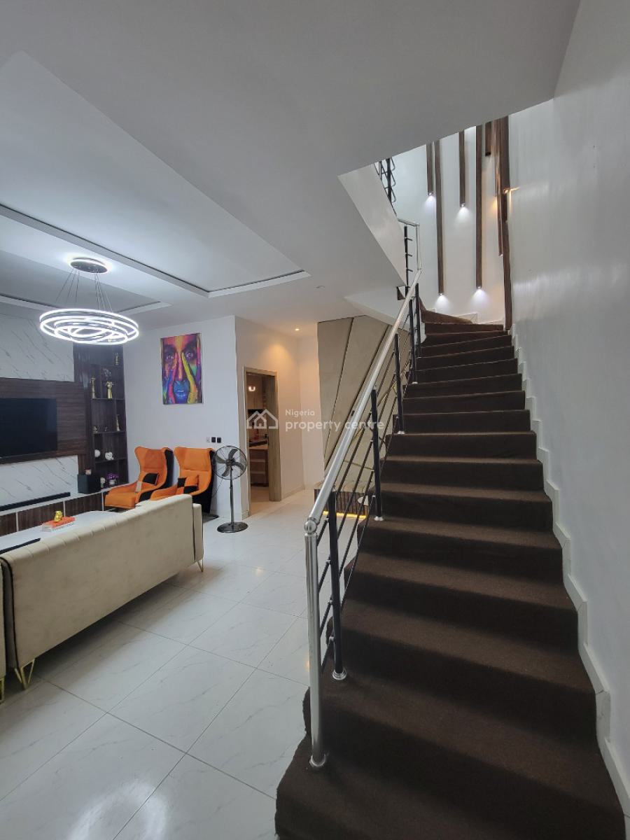 4 Bedroom Terrace Duplex, Orchid Road, Lafiaji, Lekki, Lagos, Terraced Duplex for Rent