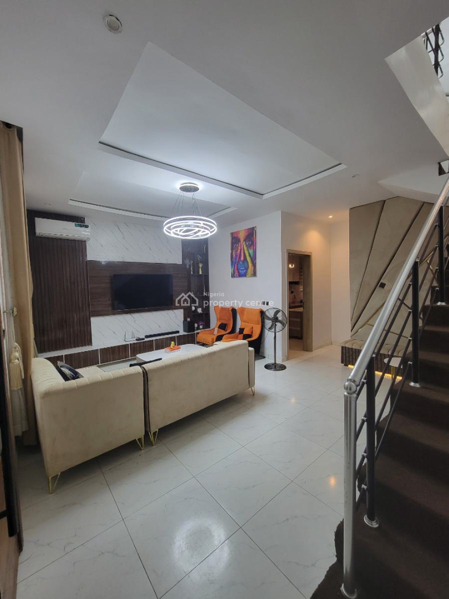 4 Bedroom Terrace Duplex, Orchid Road, Lafiaji, Lekki, Lagos, Terraced Duplex for Rent
