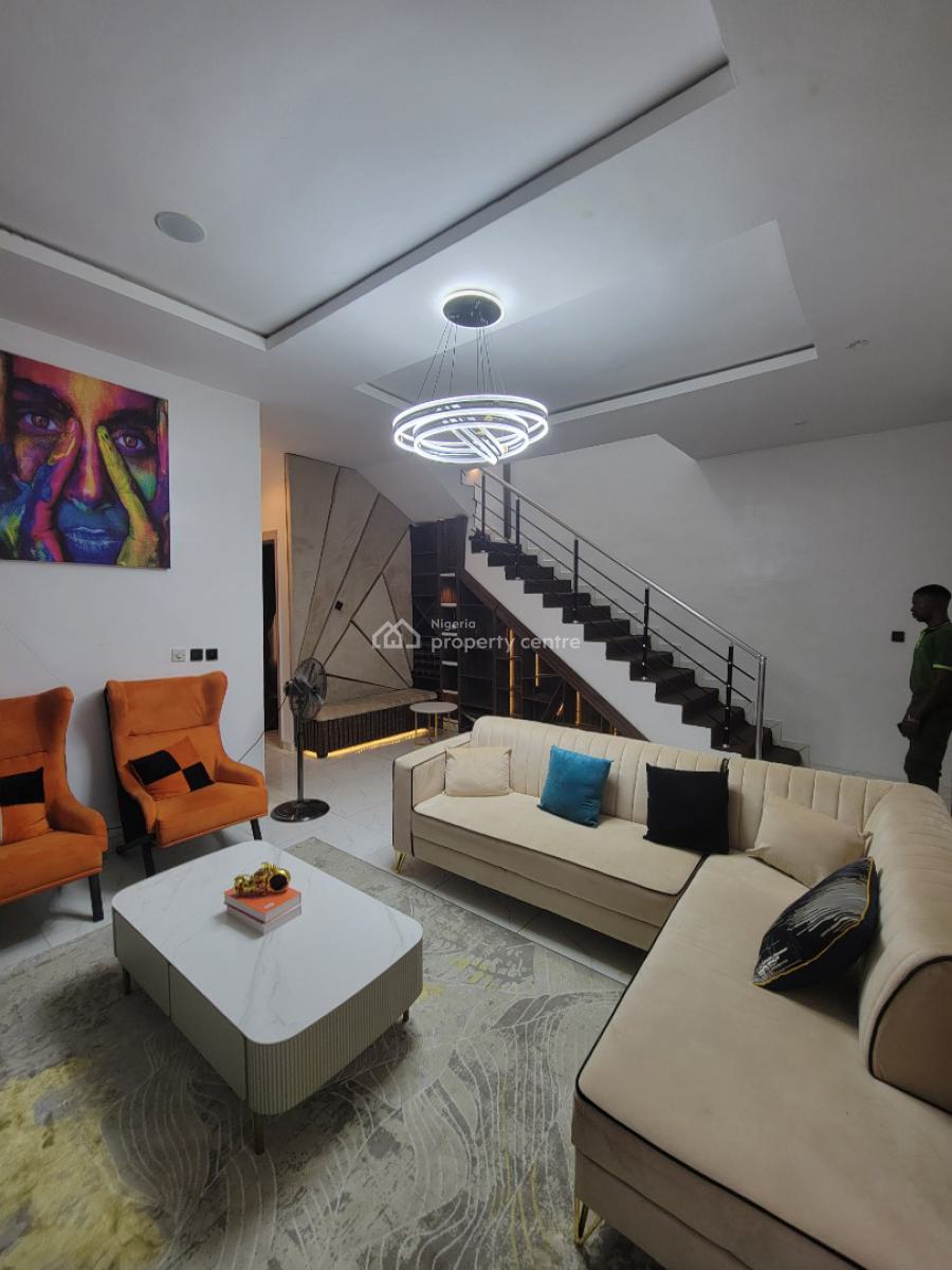 4 Bedroom Terrace Duplex, Orchid Road, Lafiaji, Lekki, Lagos, Terraced Duplex for Rent